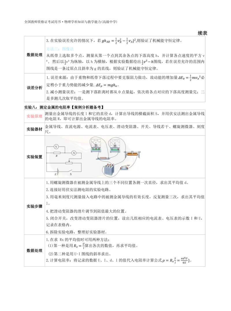 高中物理-学霸笔记88页(1)_教资_初高中2026教资_26上资料（持续更新）_高中科三_高中科目三资料包合集②_高中物理