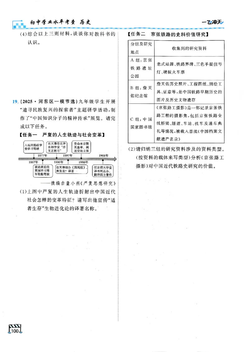 一飞冲天-初中学业水平考查-历史_《一飞冲天-中考专项》2026版_一飞冲天-中考专项（2026版）