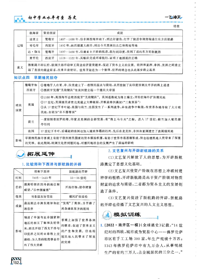一飞冲天-初中学业水平考查-历史_《一飞冲天-中考专项》2026版_一飞冲天-中考专项（2026版）