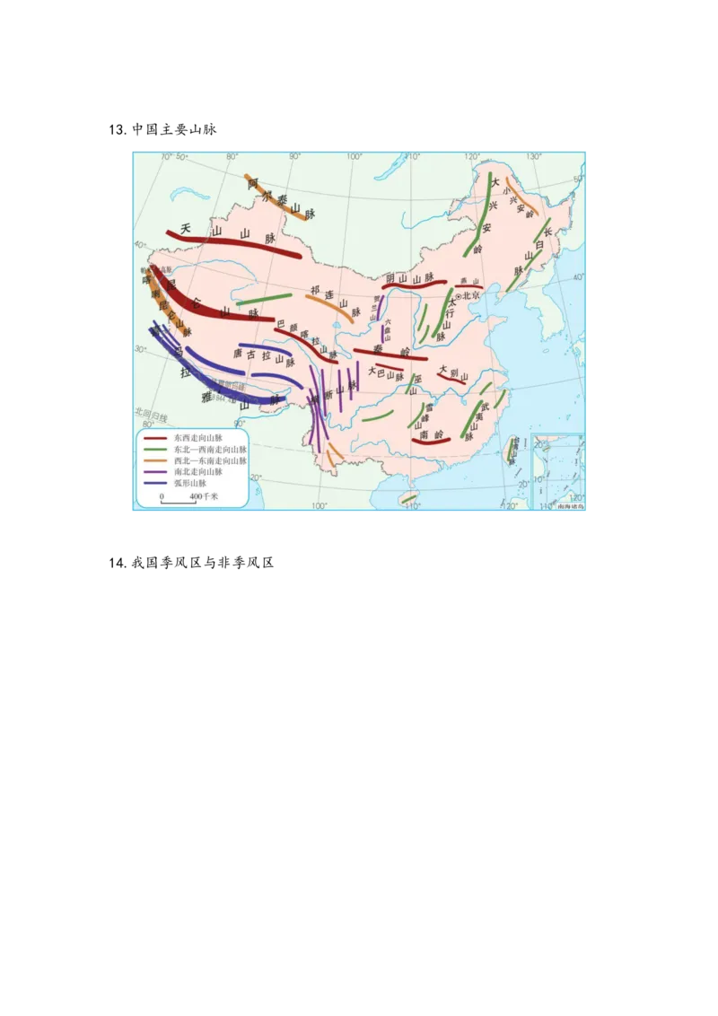 地理-绘图初高中_教资_25下资料合集二_25下最新科三知识点汇编+思维导图-高中_13.地理_03.思维导图+知识汇编