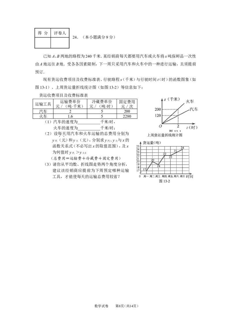 2011年河北省中考数学试题及答案_中考真题_2.数学中考真题2015-2024年_地区卷_河北数学08-23