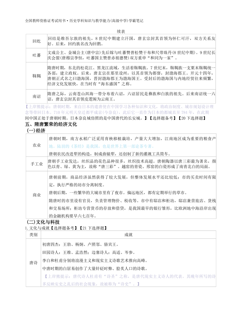 高中历史-学霸笔记114页(1)_教资_初高中2026教资_26上资料（持续更新）_高中科三_高中科目三资料包合集②_高中历史