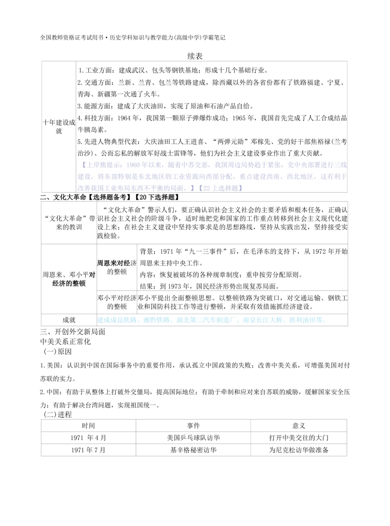 高中历史-学霸笔记114页(1)_教资_初高中2026教资_26上资料（持续更新）_高中科三_高中科目三资料包合集②_高中历史