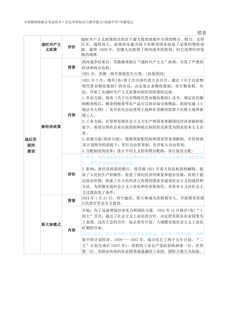 高中历史-学霸笔记114页(1)_教资_初高中2026教资_26上资料（持续更新）_高中科三_高中科目三资料包合集②_高中历史