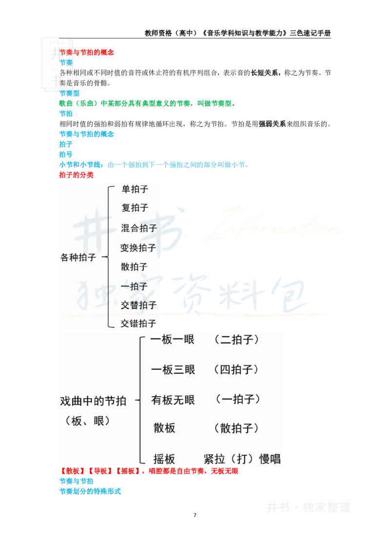 高中音乐王炸秘籍1_教资_初高中2026教资_25下教师资格证_科三高中各科资料汇总_井书&middot;独家资料包高中各科资料汇总_井书&middot;独家资料包（高中）音乐