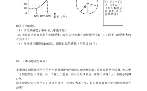 2008年青岛市中考数学试题及答案_中考真题_2.数学中考真题2015-2024年_地区卷_山东省_山东青岛数学08-22