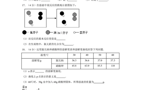 2012年湖南省益阳市中考化学试卷（含解析版）_中考真题_5.化学中考真题2015-2024年_地区卷_湖南省_益阳化学12-21