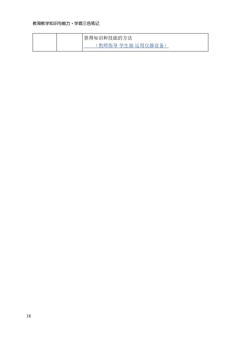 小学教育教学知识与能力三色笔记_教资_2026上教资全科三色笔记_小学三色笔记