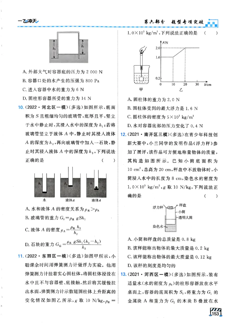 一飞冲天-中考专项精品试题分类-物理_《一飞冲天-中考专项》2026版_一飞冲天-中考专项（2026版）