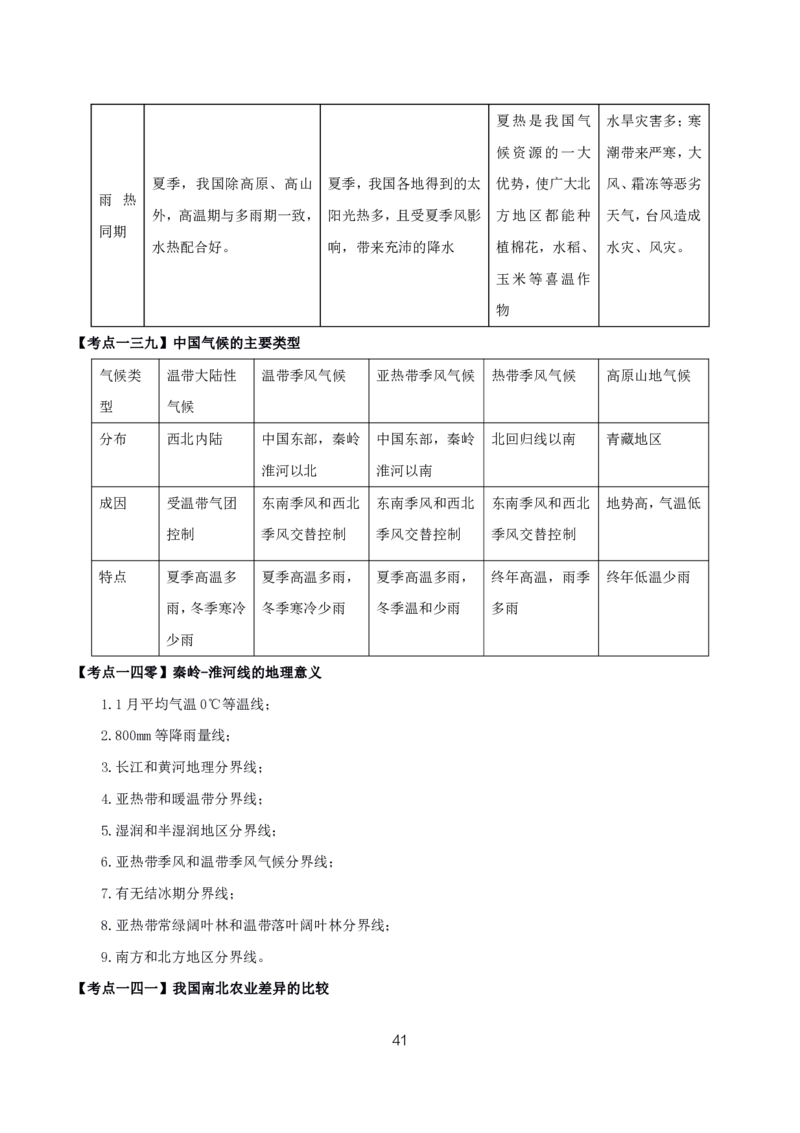 初高中地理高频考点_教资_2026上半年中学教资笔试（更新中）_03教资笔试高频考点清单（科一+科二+科三）_教资笔试科三高频考点