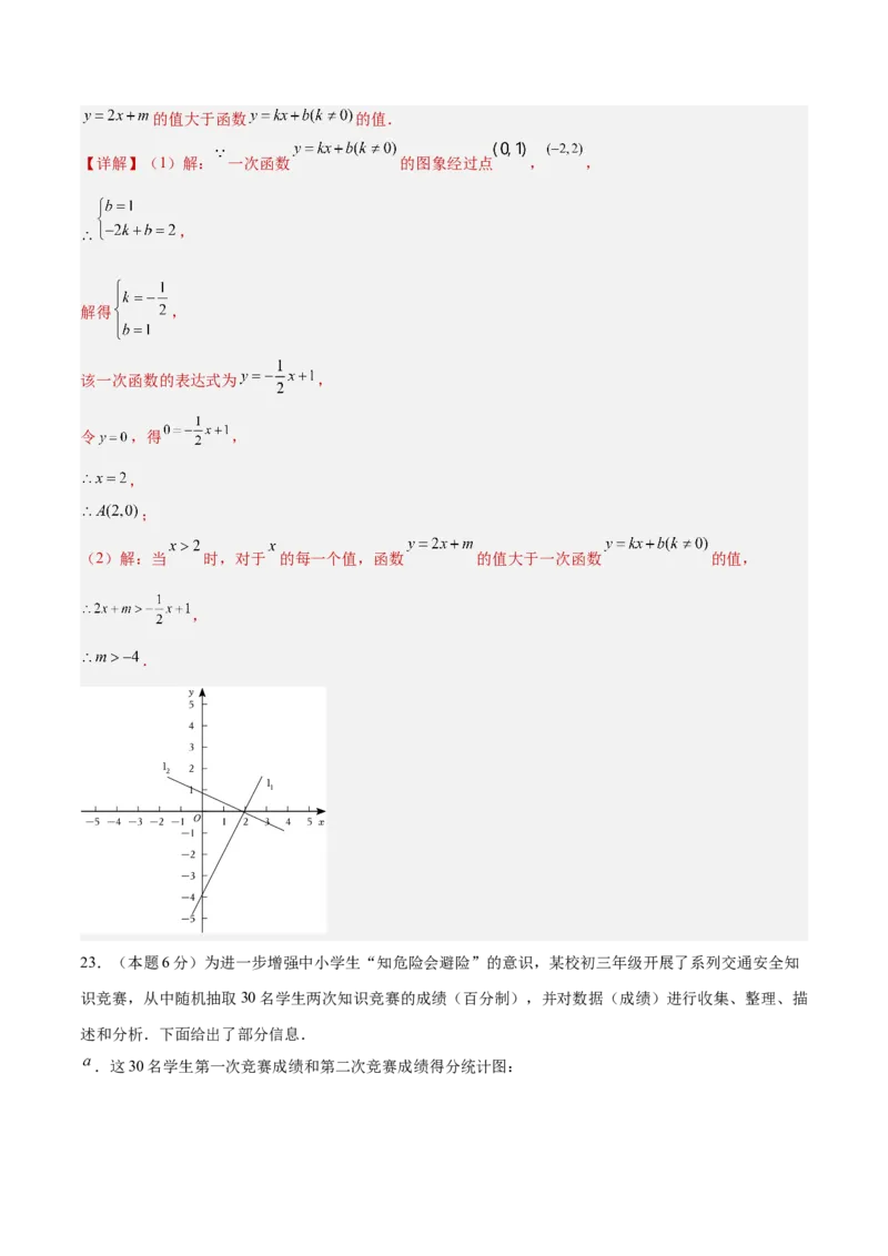 数学（全解全析）_2数学总复习_赠送：2024中考模拟题数学_二模_数学（北京卷）-：2024年中考第二次模拟考试