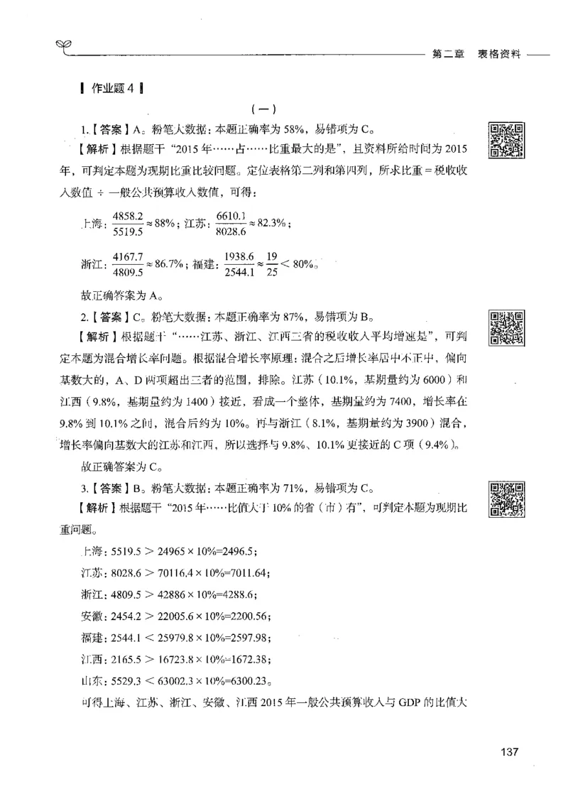 10资料分析（答案）_26吉林考备考资料包_11省考刷题包_04决战行测5000题_行测5000题2021年7月版次