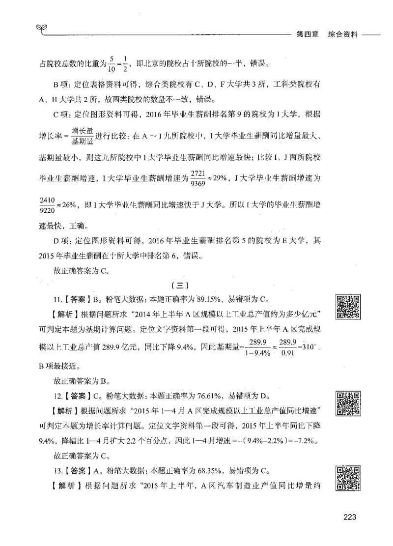 10资料分析（答案）_26吉林考备考资料包_11省考刷题包_04决战行测5000题_行测5000题2021年7月版次