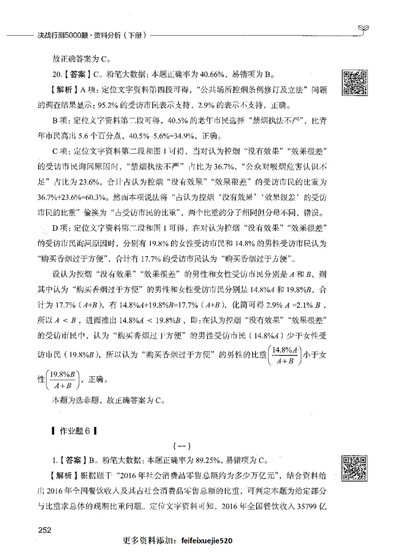 10资料分析（答案）_26吉林考备考资料包_11省考刷题包_04决战行测5000题_行测5000题2021年7月版次