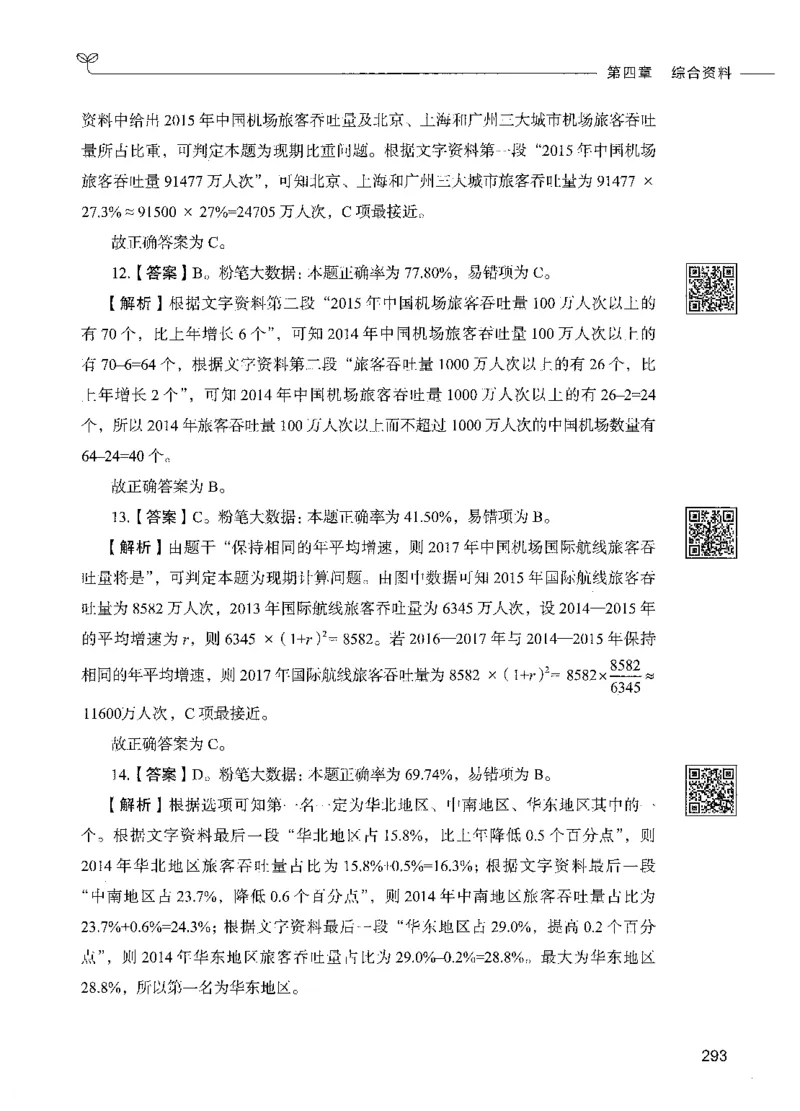 10资料分析（答案）_26吉林考备考资料包_11省考刷题包_04决战行测5000题_行测5000题2021年7月版次