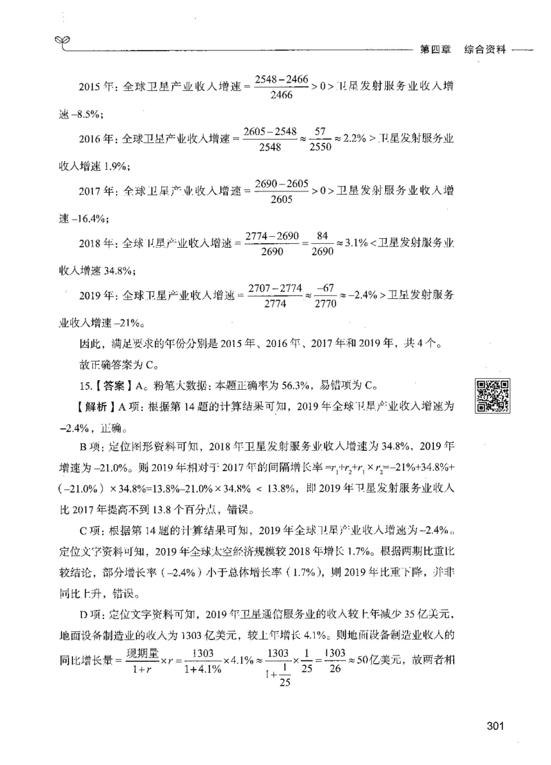 10资料分析（答案）_26吉林考备考资料包_11省考刷题包_04决战行测5000题_行测5000题2021年7月版次