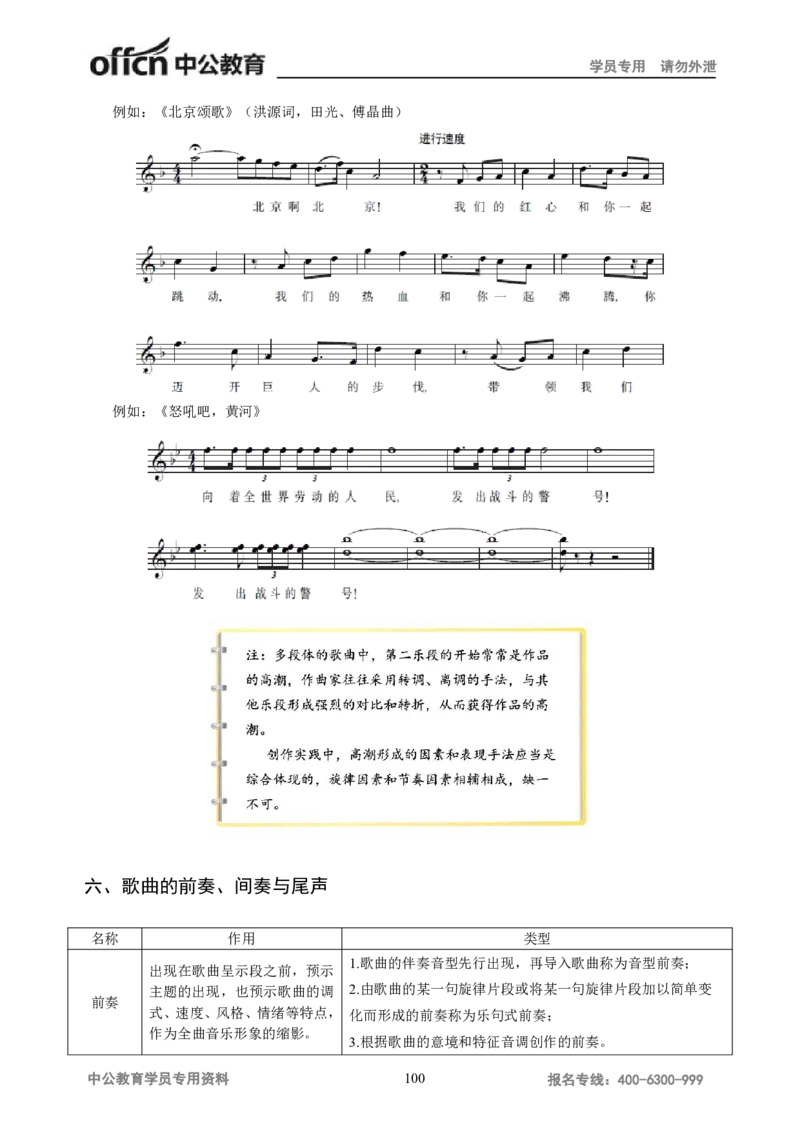 学科知识与教学能力-高中音乐讲义414页_教资_33教资笔试历年真题汇总（科一+科二+科三）_科三真题_02高中科三各科电子资料包合集_音乐（资料文档）_高中音乐