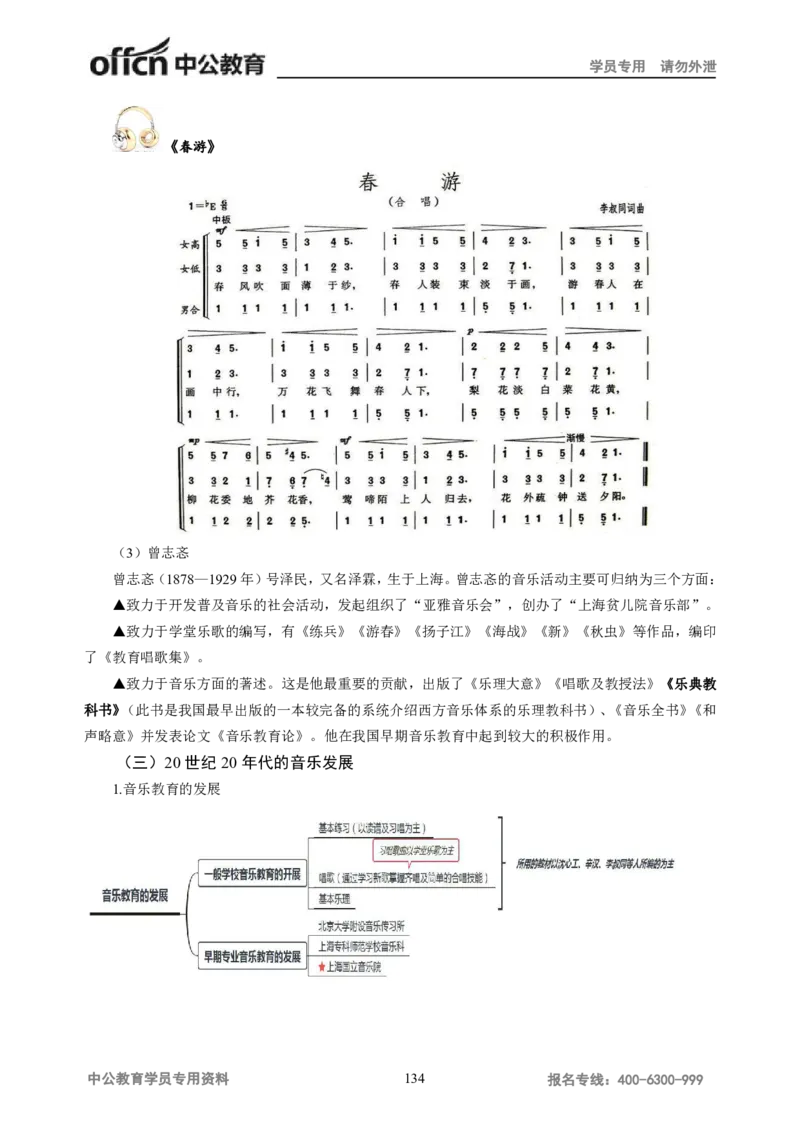 学科知识与教学能力-高中音乐讲义414页_教资_33教资笔试历年真题汇总（科一+科二+科三）_科三真题_02高中科三各科电子资料包合集_音乐（资料文档）_高中音乐