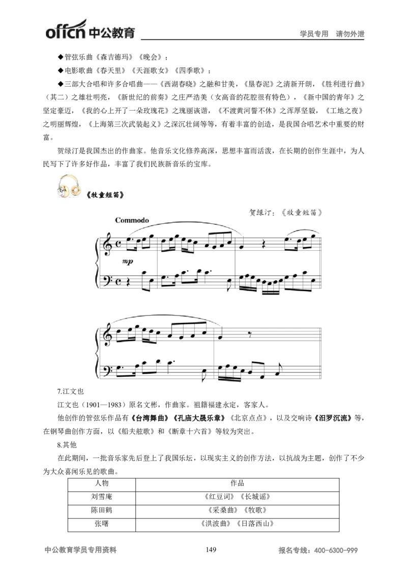 学科知识与教学能力-高中音乐讲义414页_教资_33教资笔试历年真题汇总（科一+科二+科三）_科三真题_02高中科三各科电子资料包合集_音乐（资料文档）_高中音乐