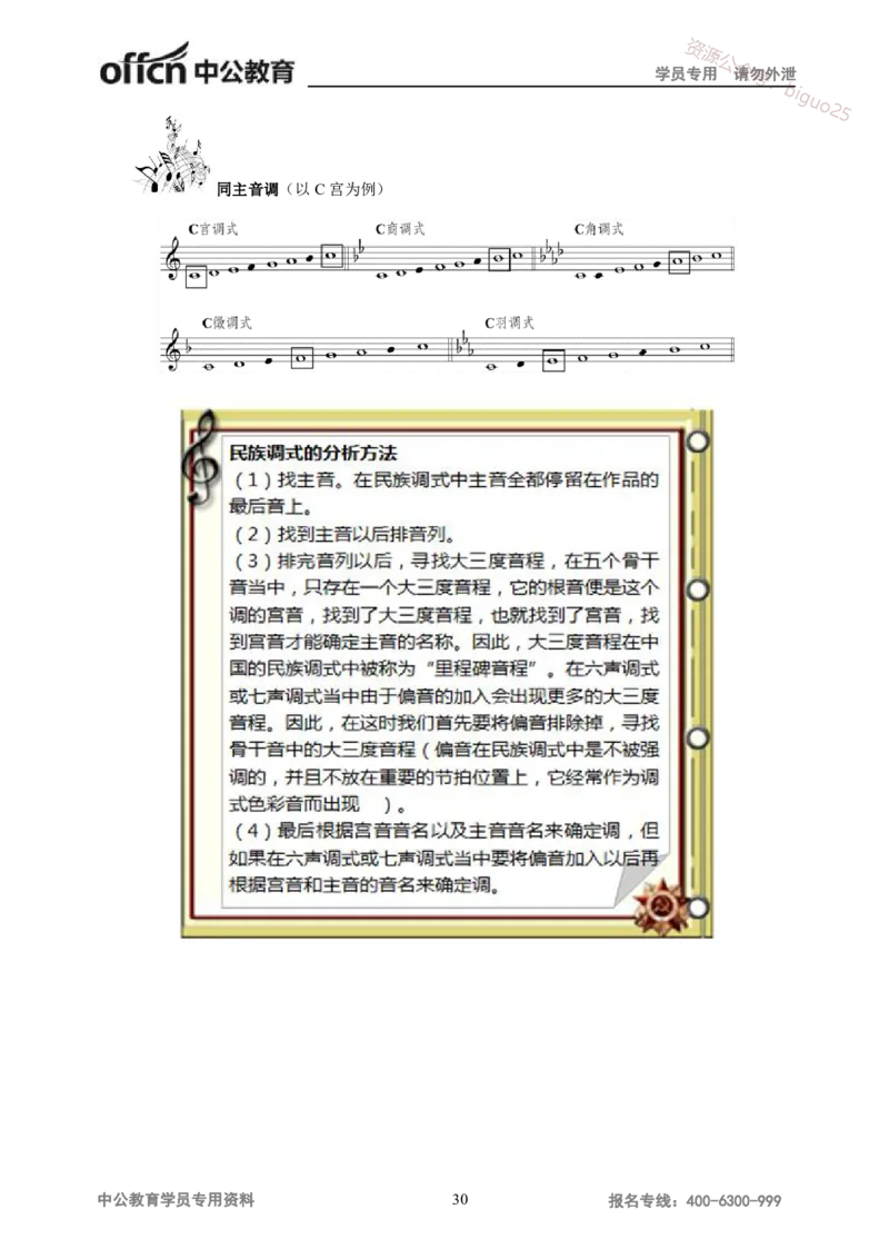 学科知识与教学能力-高中音乐讲义414页_教资_33教资笔试历年真题汇总（科一+科二+科三）_科三真题_02高中科三各科电子资料包合集_音乐（资料文档）_高中音乐
