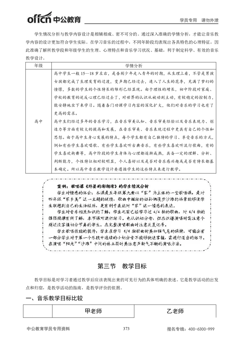 学科知识与教学能力-高中音乐讲义414页_教资_33教资笔试历年真题汇总（科一+科二+科三）_科三真题_02高中科三各科电子资料包合集_音乐（资料文档）_高中音乐