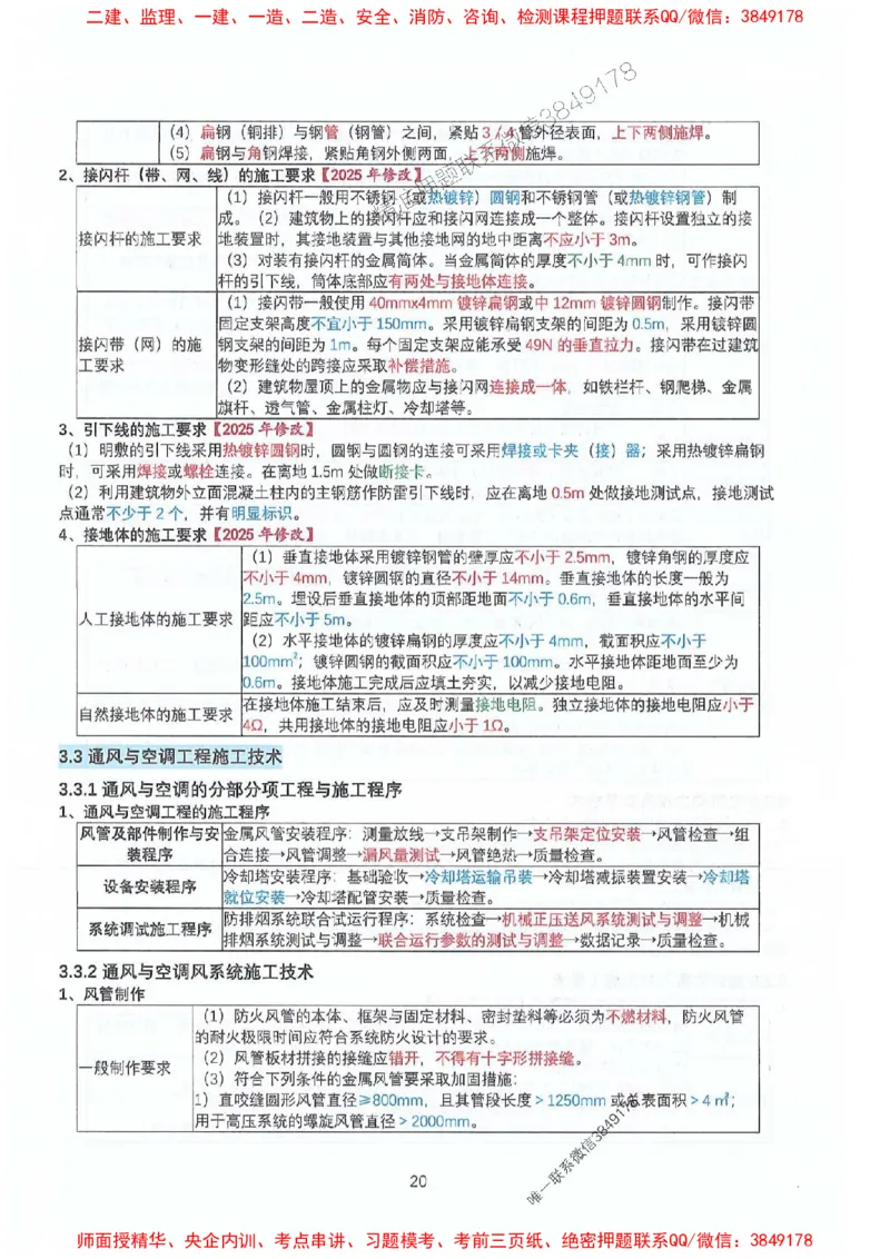 2025年一建机电-升级版学霸笔记背诵+默写_2026年一级建造师_2026年一建机电_2025年一建机电SVIP_01-精华文档✿电子教材✿历年真题_91-机电《升级版学霸笔记》SMR推荐