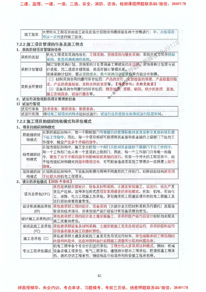 2025年一建机电-升级版学霸笔记背诵+默写_2026年一级建造师_2026年一建机电_2025年一建机电SVIP_01-精华文档✿电子教材✿历年真题_91-机电《升级版学霸笔记》SMR推荐