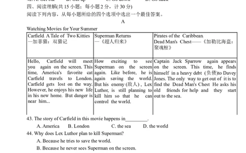 2008年江苏省扬州市中考英语试题(含答案)_中考真题_3.英语中考真题2015-2024年_地区卷_江苏省_扬州中考英语08-22