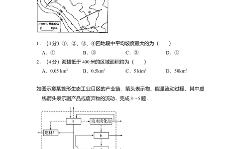 2008年高考地理试卷（全国卷Ⅱ）（空白卷）_1.高考2025全国各省真题+答案_01.2008-2024全国高考真题（按省份分类）_20.新疆_2008-2024&middot;（新疆）地理高考真题