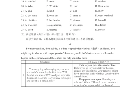 2009年江苏省扬州市中考英语试题(含答案)_中考真题_3.英语中考真题2015-2024年_地区卷_江苏省_扬州中考英语08-22