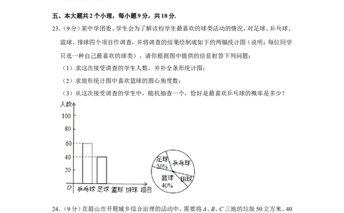 2011年四川省眉山市中考数学试卷_中考真题_2.数学中考真题2015-2024年_地区卷_四川省_四川眉山数学10-22
