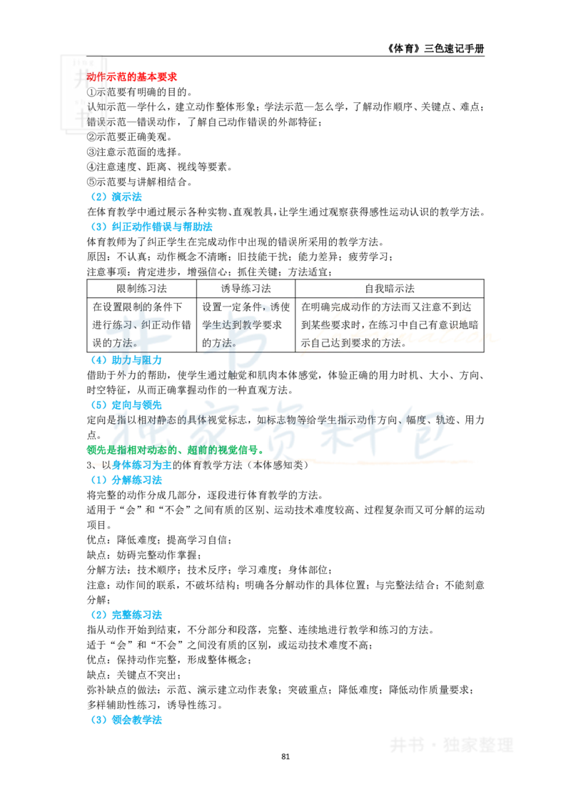 高中体育与健康王炸秘籍10_教资_初高中2026教资_25下教师资格证_科三高中各科资料汇总_井书&middot;独家资料包高中各科资料汇总_井书&middot;独家资料包（高中）体育与健康