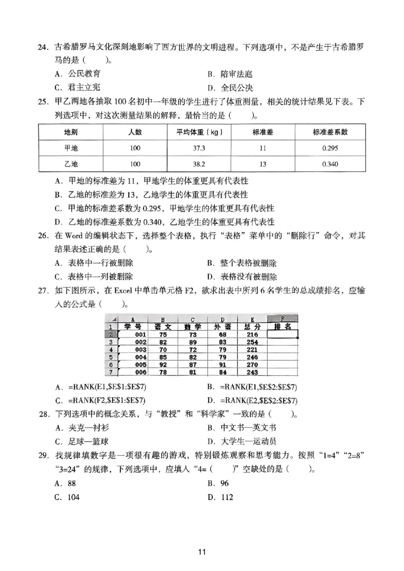 19上下中学《综合素质》真题_4-教培资料-26年最新资料-同步更新_初中高中教资_2025上中学教资笔试_062025上教资笔试考前冲刺汇总_01、历年真题合集_中学《综合素质》真题卷(18下-24下)