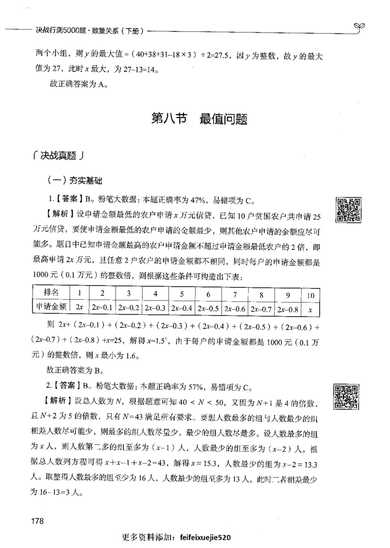08数量关系（答案）_26吉林考备考资料包_11省考刷题包_04决战行测5000题_行测5000题2021年7月版次