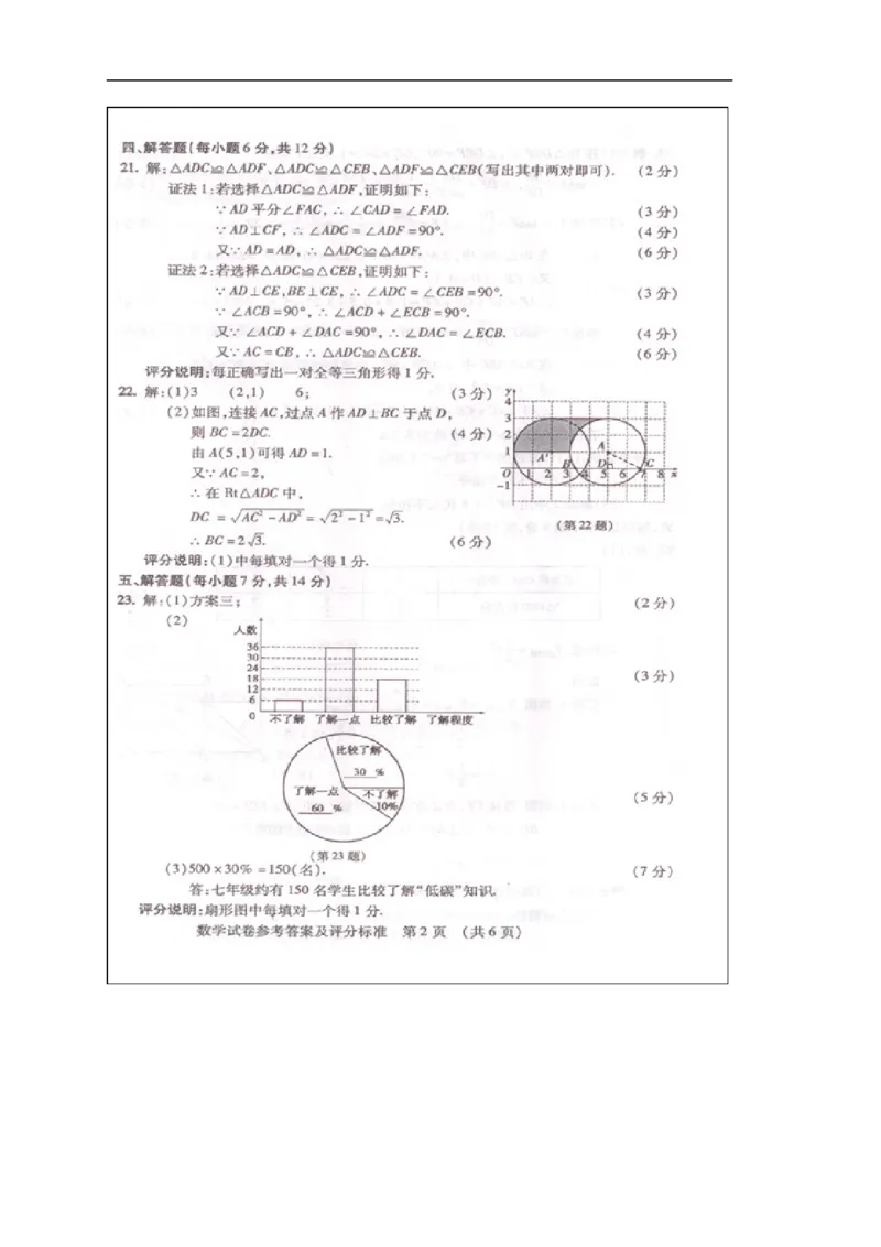 2010年吉林省中考数学试题及答案_中考真题_2.数学中考真题2015-2024年_地区卷_吉林省_吉林中考数学08-22