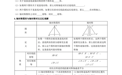 2025年中考数学一轮复习学案：6.2图形的轴对称平移及旋转（学生版）_2数学总复习_2025中考复习资料_2025年中考数学一轮复习学案（全国通用）