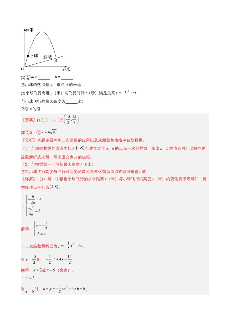 专题12二次函数（解析版）_2数学总复习_2025中考复习资料_备战2025年中考数学真题题源解密（全国通用）