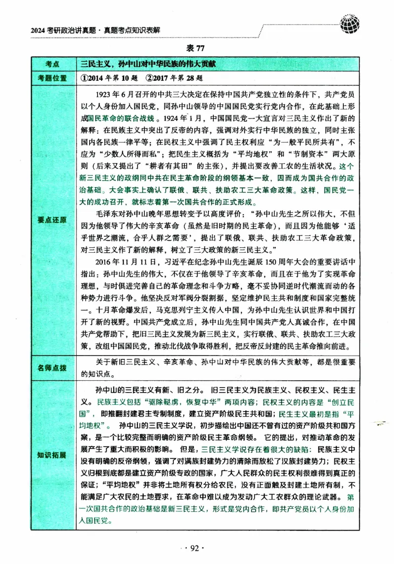 2024考研政治肖秀荣讲真题考点知识表_2026考公资料_（49）政治理论合集_政治理论合集_2025考研政治pdf（笔记）_肖秀荣考研政治_24肖秀荣_2024肖秀荣《讲真题》