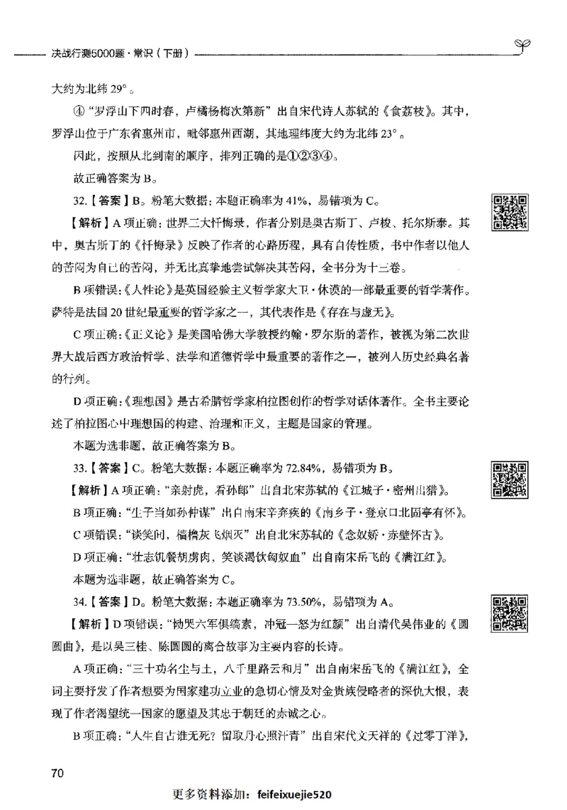 02常识（答案）2023年5月版_26吉林考备考资料包_11省考刷题包_04决战行测5000题_行测5000题2023年5月版次