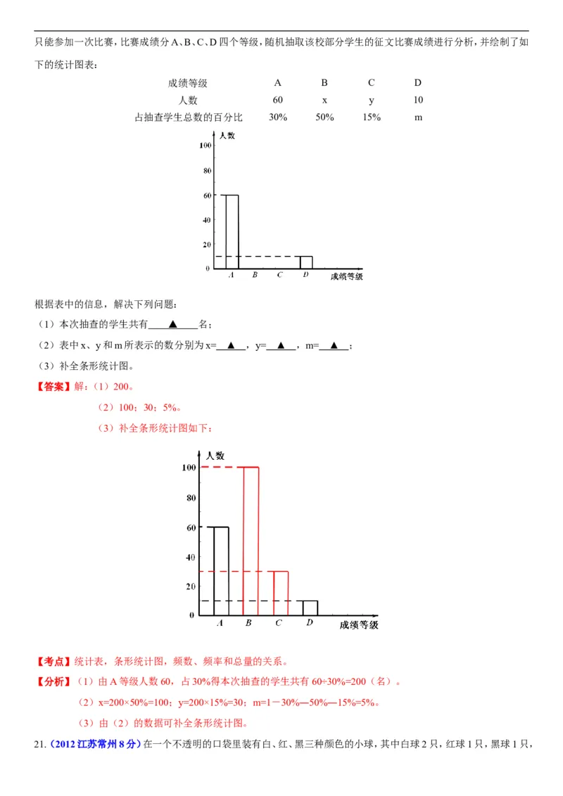 2012年常州市中考数学试题及答案_中考真题_2.数学中考真题2015-2024年_地区卷_江苏省_常州中考数学08-22