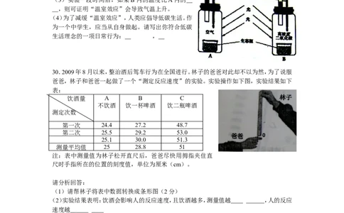 2010年长沙市中考生物试题和答案_中考真题_8.生物中考真题2015-2024年_地区卷_湖南省_湖南长沙生物08-22