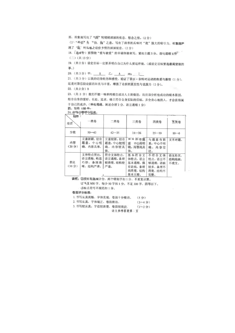 2013年威海市中考语文试卷及答案_中考真题_1.语文中考真题2015-2024年_地区卷_山东省_山东威海语文10-21