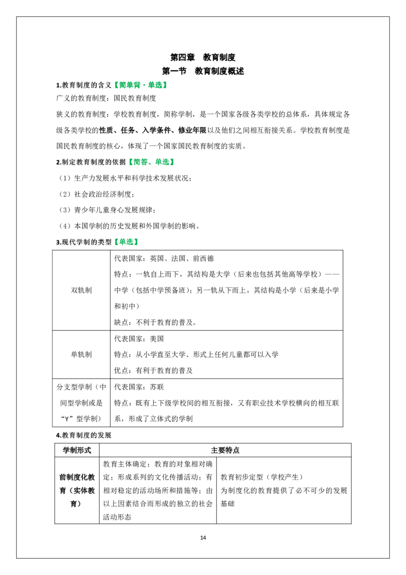 小学科二重难点_教资_必背重难点知识点