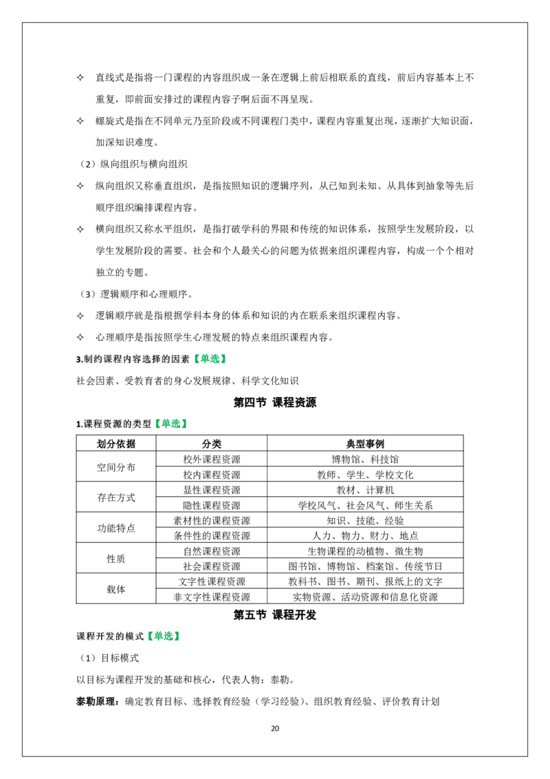 小学科二重难点_教资_必背重难点知识点