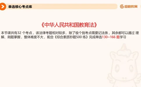 教育法PPT_教资_CG26上教资笔试中学_0126上中学-综合素质（更新中）_04法律法规