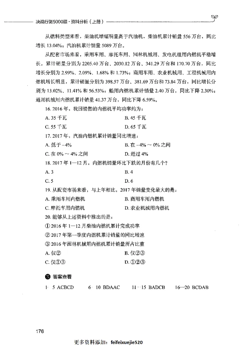 09资料分析（题本）2023年5月版_26吉林考备考资料包_11省考刷题包_04决战行测5000题_行测5000题2023年5月版次