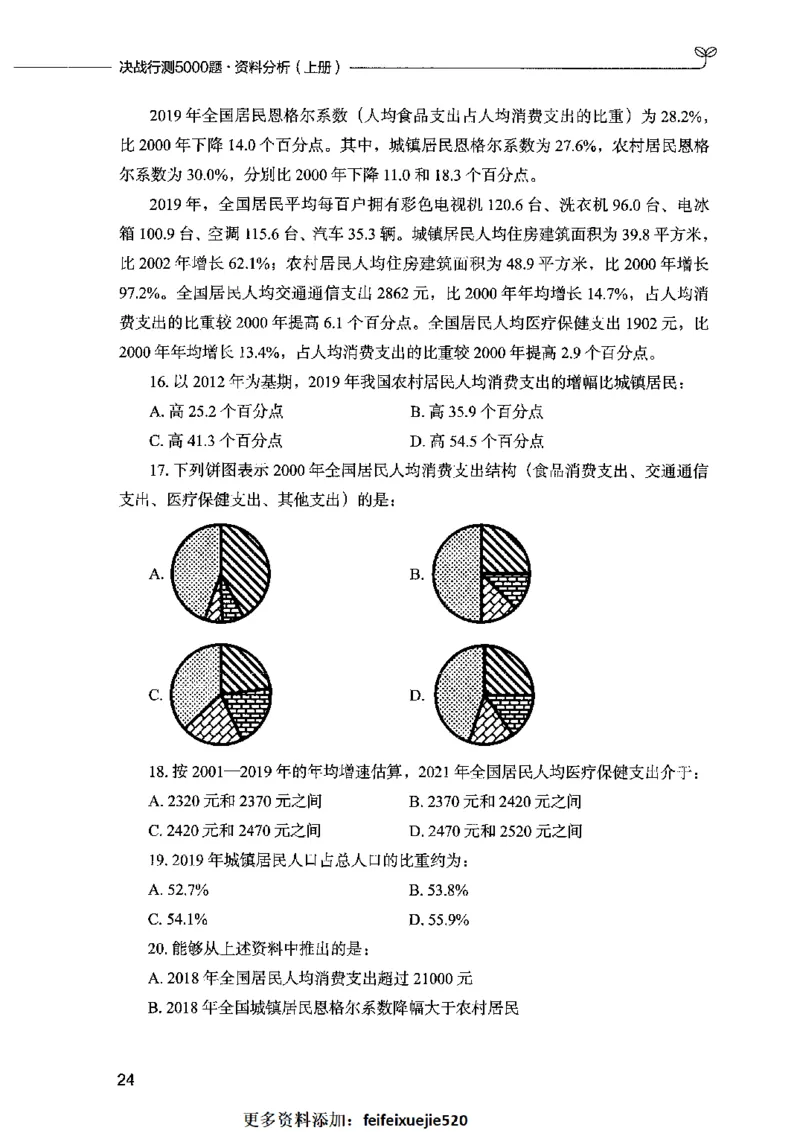 09资料分析（题本）2023年5月版_26吉林考备考资料包_11省考刷题包_04决战行测5000题_行测5000题2023年5月版次