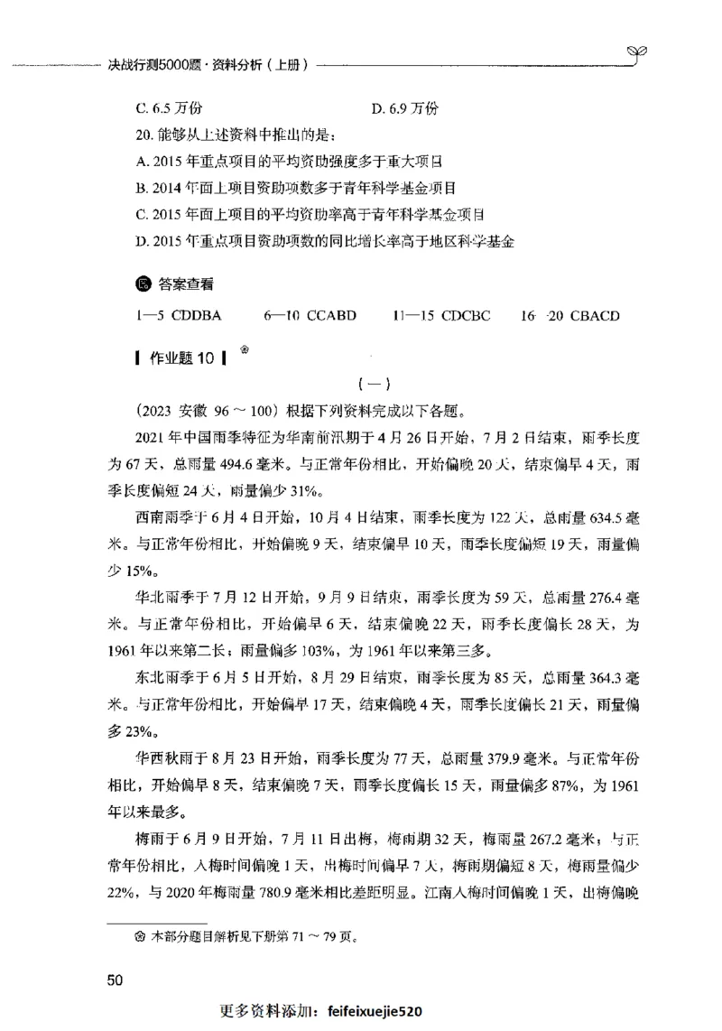 09资料分析（题本）2023年5月版_26吉林考备考资料包_11省考刷题包_04决战行测5000题_行测5000题2023年5月版次