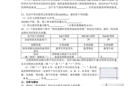 2011年云南省昆明市中考化学试题及答案(word)_中考真题_5.化学中考真题2015-2024年_地区卷_云南昆明中考化学09-22