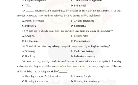 高中英语考前冲刺试卷及答案解析（一）_教资_36🔥26上：各机构教资笔试押题汇总（西米学府汇总）_26上教资：中学押题汇总(1)_0.中学-考前冲刺3套卷-上A熊（更完）_高中英语模拟卷